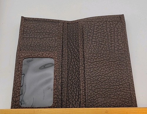 NEW TWISTED X Rodeo Mens Western Wallet GENUINE LEATHER~Brown~ Stitching X Logo - Picture 5 of 9
