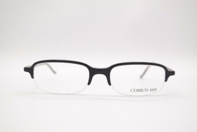 Cerruti 1881 C 6207 A Black Braun half Rim Glasses Frames New