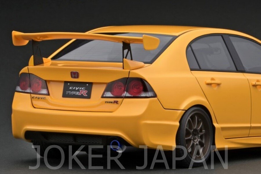 Ignition Model IG2831 1/18 Honda CIVIC (FD2) TYPE R Yellow Ignition Model IG2831 1/18 Honda CIVIC (FD2) TYPE R Yellow