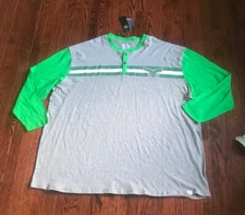 NWT Mens NFL Pro Line Phi Eagles Long Sleeve Shirt B&t 3XLB