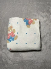 Dundee Baby Blankets Bears Bows Polka Dots Toys Vintage Receiving Lovey 30"x40"