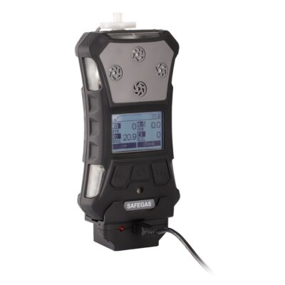 4 In 1 CO H2S O2 LEL EX CH4 HC Portable Pumping Gas Leak Detector Meter Tester