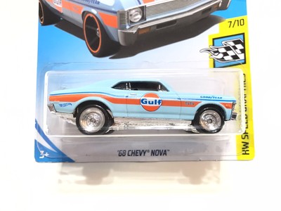 hot wheels 68 nova gulf