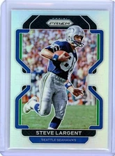 2021 Panini Prizm Steve Largent Seattle Seahawks HOFer Silver Prizm Card #51