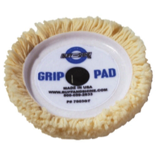 Buff And Shine 7502GT 7-1/2" Wool Self Centering Polishing - Buffing Pad