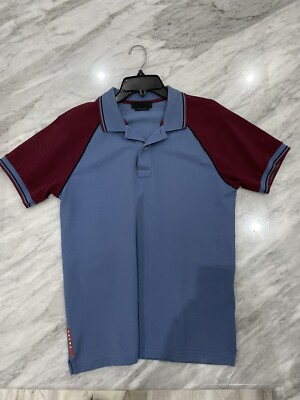 PRADA Mens Polo Shirt Size MEDIUM