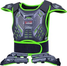 Kids Motorcycle Armor Suit Dirt Bike Gear with Knee Pads Elbow Pads Xmas Gifts