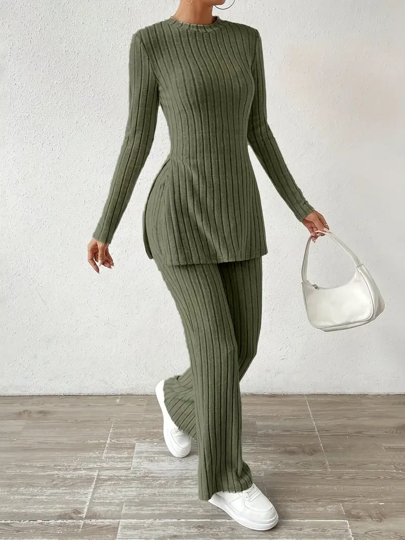 DESIGN - Tuta Corta Con Scollo Bardot E Maniche A Sbuffo Oversize Color Ruggine