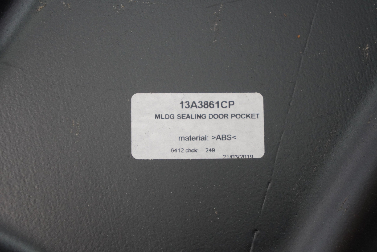 Front Left Driver Door Storage Pocket Set 13A3861CP OEM McLaren 570S 2019