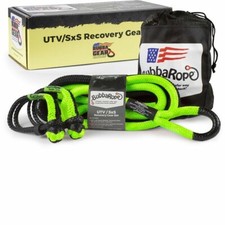 Bubba Rope Heavy-duty Off-road Atv Utv Sxs Tow Recovery Gear Set Power Stretc