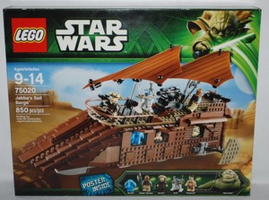 Lego Star Wars 75020 Jabbas Sail Barge Open Box W