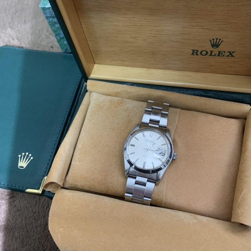Rolex Oyster Date Precision Vintage Antique Silver Dial Hand Winding Wristwatch - Picture 7 of 9