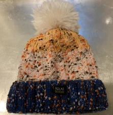 Women’s Polar Extreme Confetti Knit Beanie Hat W Pom Pom One Size