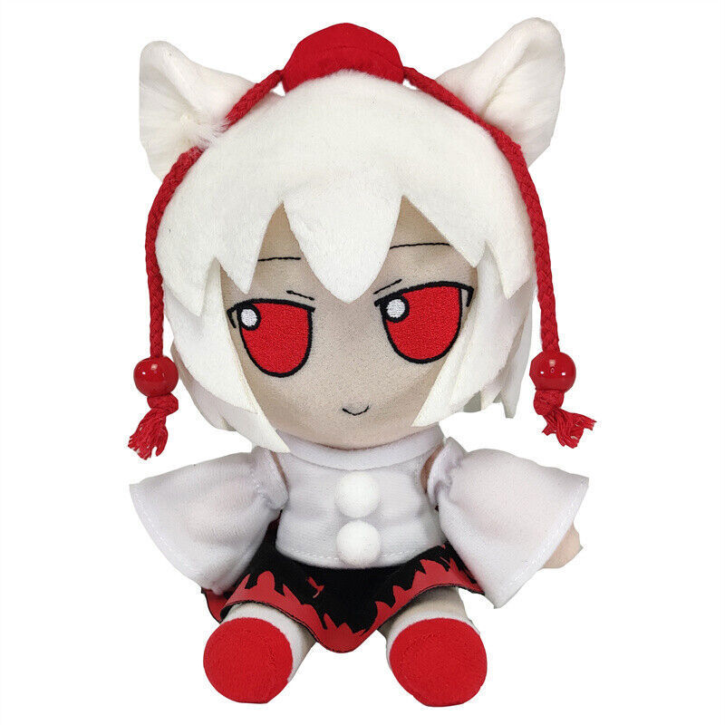 doma48 モイモイ　ぬいぐるみ　白 Touhou Project Fumo Fumo Momiji Momizi 20CM Plush Doll Stuffed Toy