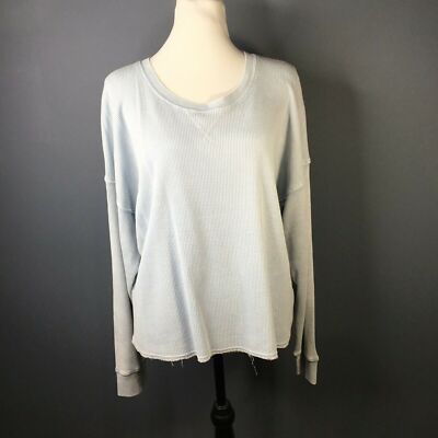 SPLENDID Women Sweatshirt Size Large Long Sleeve Scoop Neck