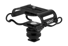 Movo Universal Mic Portable Recorder Shock Mount Fits Zoom Tascam Mounting Scre
