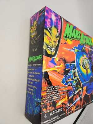🌟 NEW In Box VINTAGE 1996 Trendmasters MARS ATTACKS DOOM SAUCER