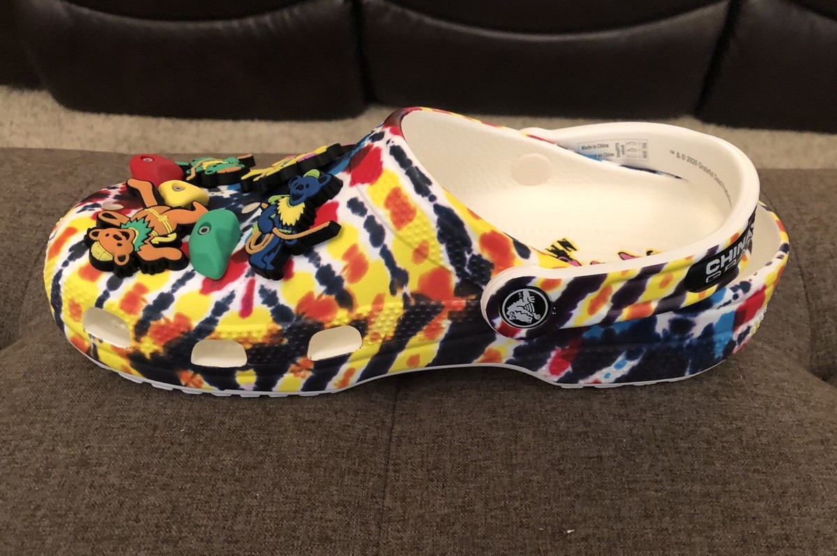 grateful dead crocs size 11