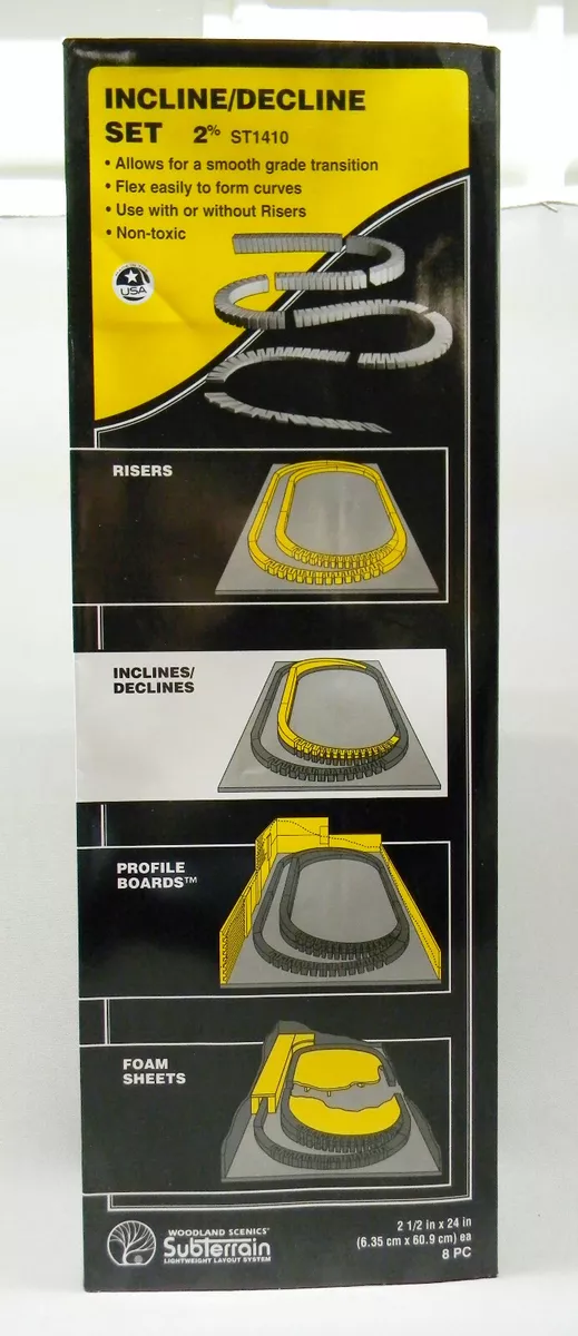 Woodland scenics 2 incline hot sale set
