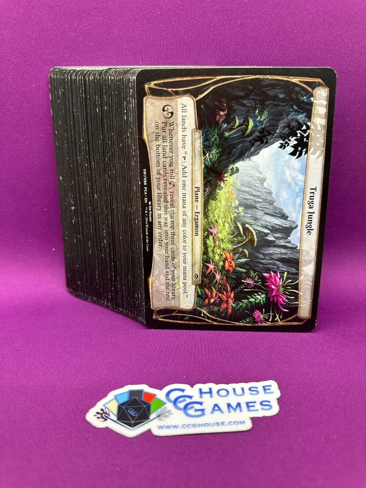 MTG Magic Planechase Anthology 86 Oversized Card Plane Set w/ 2 Dice *CCGHouse* - Image 4 of 4