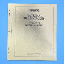 SCOTT NATIONAL BLANK PAGES ACC120  -  ***BUY 4 GET  ONE FREE***