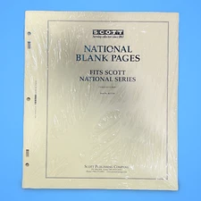 SCOTT NATIONAL BLANK PAGES ACC120  -  ***BUY 4 GET  ONE FREE***