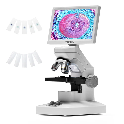 DM301 Max 1200X Wireless Digital Biological Microscope 7" Screen for Adults kid - Picture 1 of 10