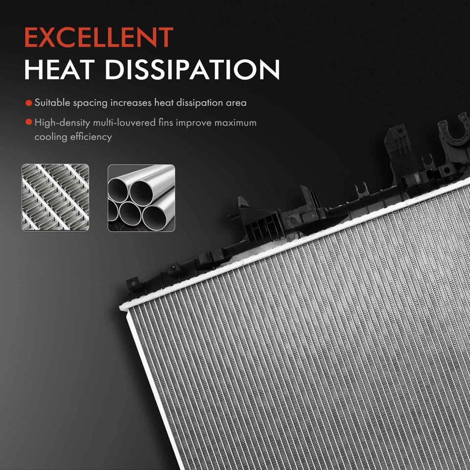 Радиатор без масляного радиатора для INFINITI QX56 2011-2013 Nissan Armada 2017-2019 5,6 л - Изображение 3 из 4