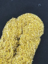 GOLD CRYSTAL CHENILLE - 5 Yard Pack Fly & Jig Tying Material