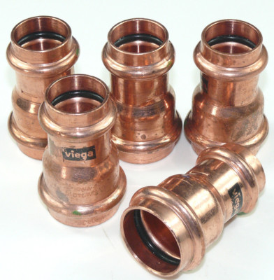 5x VIEGA PROFIPRESS REDUZIERMUFFE 35 MM x 28 MM REDUZIERSTÜCK PRESSFITTING