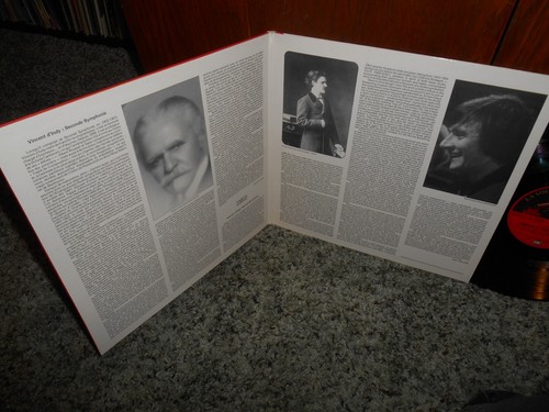 D'Indy Symphonie No. 2 FRANCE GATEFOLD Michel Plasson Classical Romantic EMI LP - Foto 3 di 4