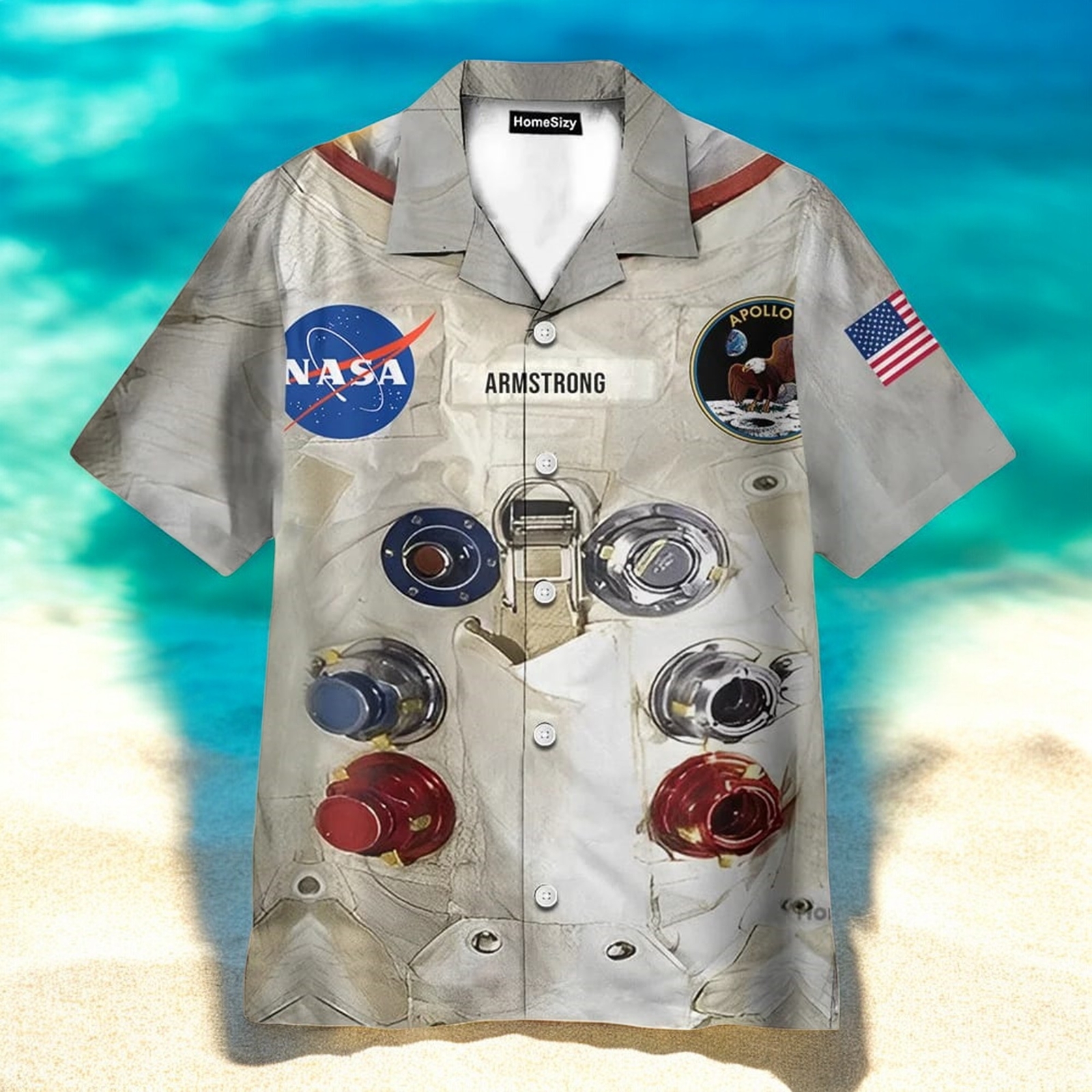 Anniversary Edition Armstrong Spacesuit Hawaiian Aloha Shirt