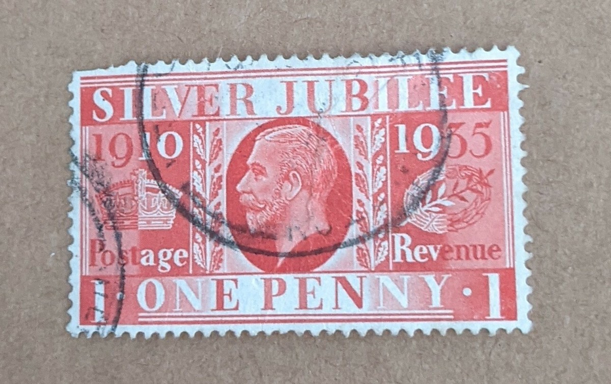 kevin bradley 2003 George + Tammy 額縁無し Great Britain King George VI, Revenue Postage Stamp, 1/2D