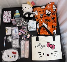 HELLO KITTY PLUSH KEYCHAIN BLANKET TOTE - ETC..Assorted Goods Miscellaneous LOT