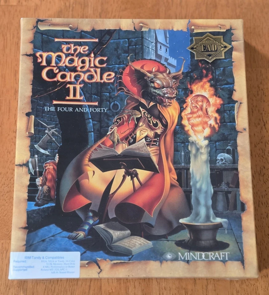 New Sealed Magic Candle II Four Forty Mindcraft IBM PC Big Box Game Complete CIB - Image 3 of 4