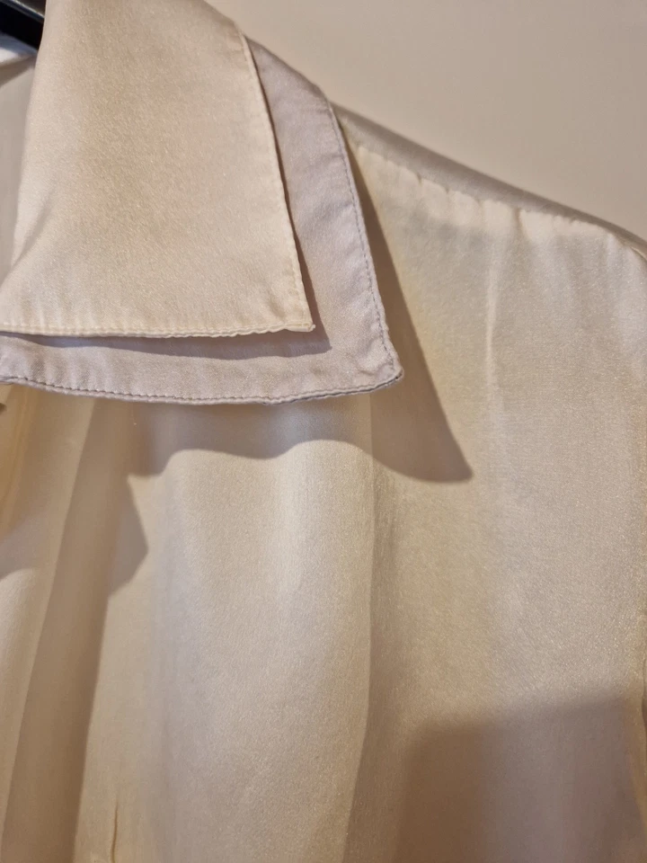 Edles Seiden-Pyjama-Set / Morgenmantel & Jacke – Größe 44–46 – 100% reine Seide - Bild 3 von 4