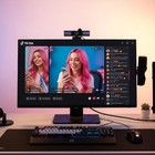 Aluratek HD 1080P Webcam, USB-C/USB-A, w/Built-in Speakers & Mic AWCS06F