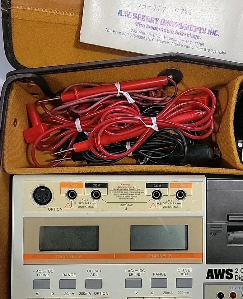 1984 DML-4020 Data Logging Digital Multimeter Sperry Instruments - Image 4 of 4