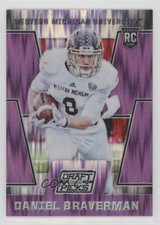 2016 Panini Prizm Collegiate Draft Picks Purple Flash 59/99 Daniel Braverman ms9