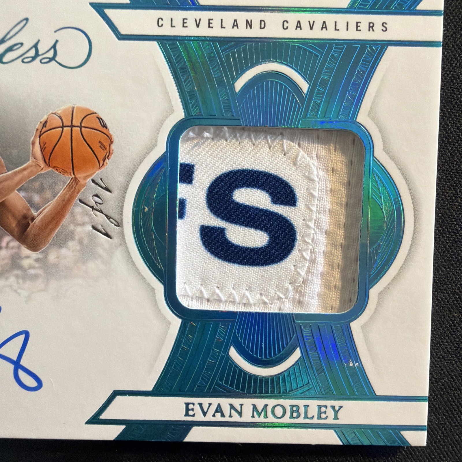 2024-25 Panini Flawless Evan Mobley 1 Of 1 Patch Auto 1/1 Cavaliers view 11
