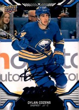 2022-23 Upper Deck MVP #47 Dylan Cozens Blue Script