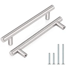 Probrico Drawer Pulls Kitchen Cabinet Handles Stainless Steel Satin Nickel 7.9 I
