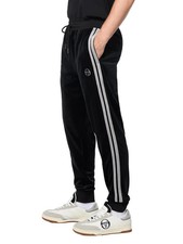 Sergio Tacchini Damarindo Velour Track Pant- Black Beauty