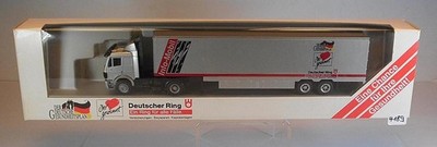 Herpa 1/87 Nr. WeMo Mercedes Benz SK Sattelzug Koffer Deutscher Ring OVP #4189