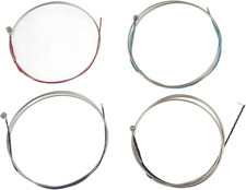 4Pcs Viola Strings with Silver Wound Copper Winding Steel Core Plated Ball End