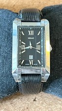 Rare (?) Versace NLQ99 Watch Quartz-Swiss Made-All Stainless Steel Case-Men's