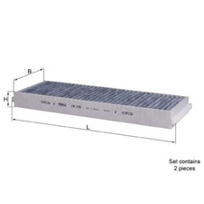 Innenraumfilter Pollenfilter für Audi A3 8L1 8PA A6 4FH C6 4F2 4F5 R8 | 2416525