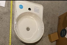 VITRA VOYAGE DESIGNER VESSEL BASIN WITH BESPOKE WASTE 365 X 520MM