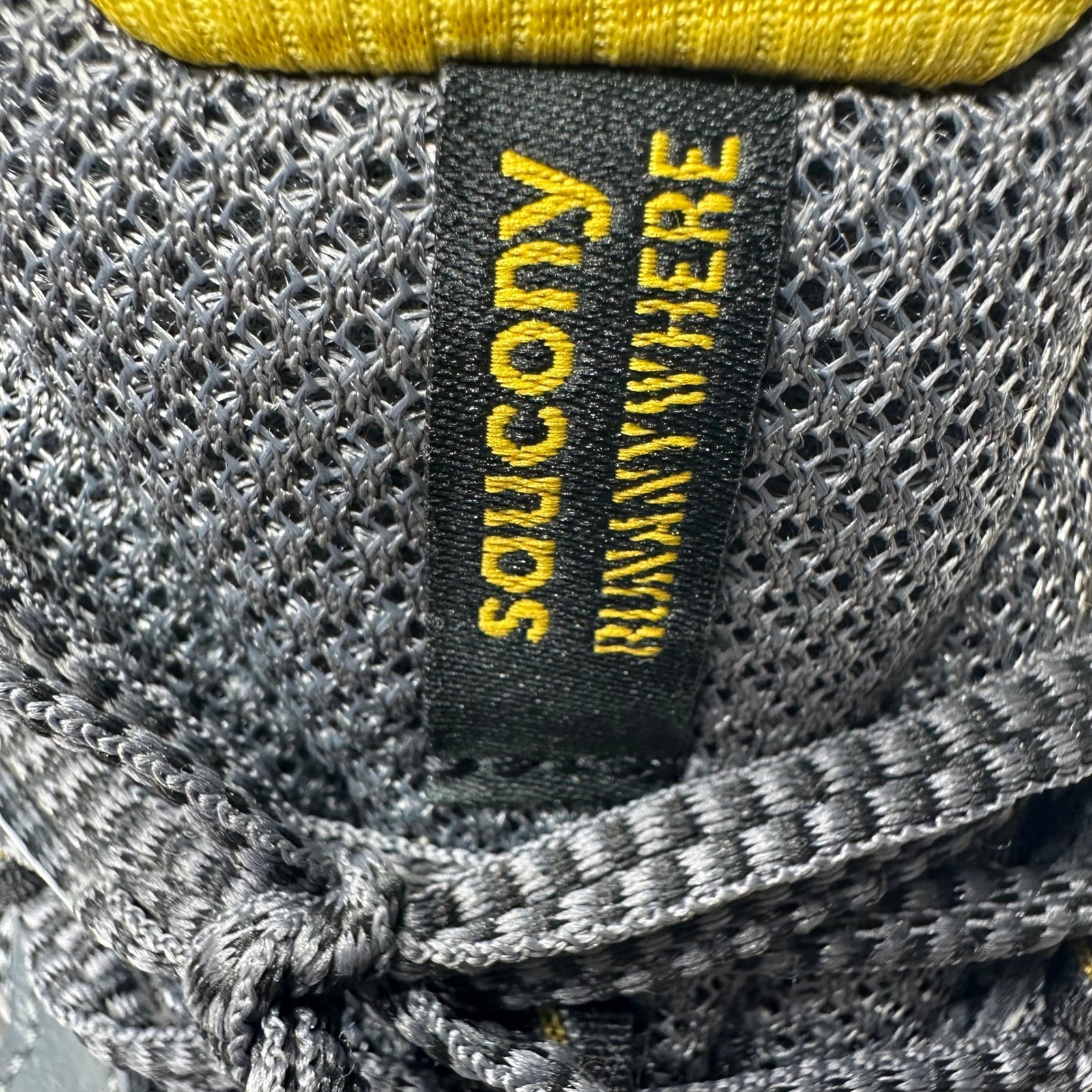 Saucony Eclipse TR5 Mens Trail Running Shoes Dark Grey Yellow Size 13 thumbnail 9