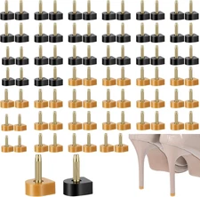 20 Pairs High Heel Replacement Tips, 5 Sizes Heel Caps for High Heels U-Shape...